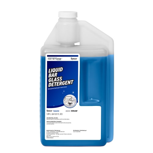 Keystone Liquid Bar Glass Detergent, 64oz, #6102323
